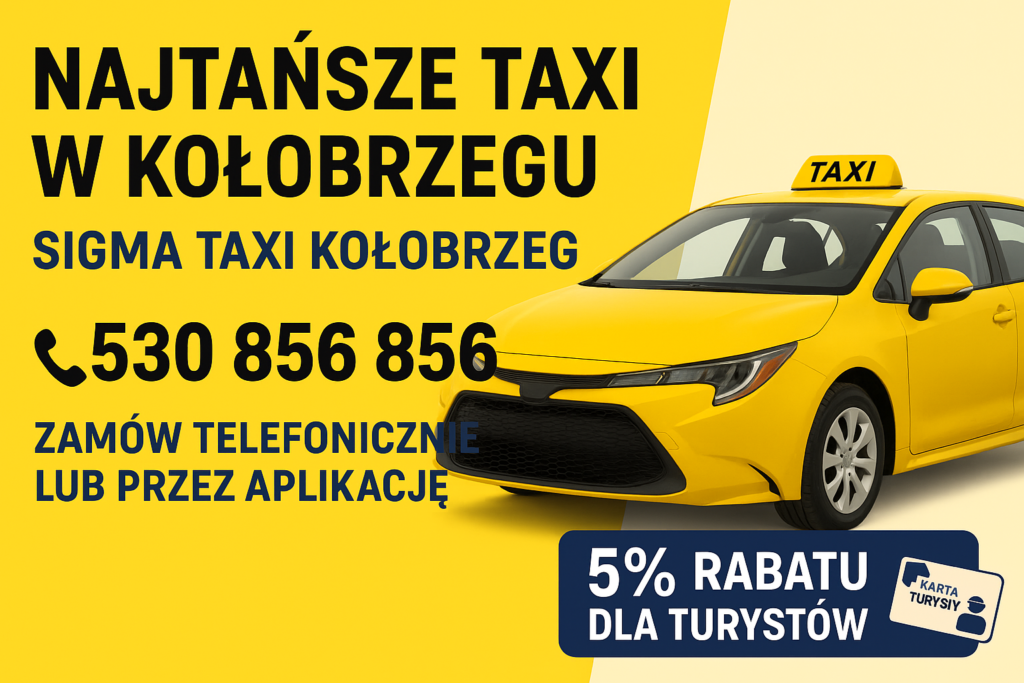 Najtańsze taxi w Kołobrzegu – dlaczego warto wybrać Sigma Taxi Kołobrzeg?