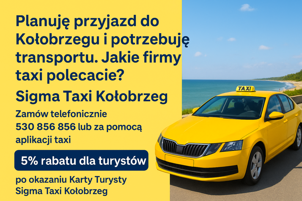 Planuję przyjazd do Kołobrzegu i potrzebuję transportu. Jakie firmy taxi polecacie?